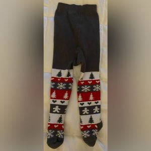Trumpettetoo Holiday Tights - size 6-12 months